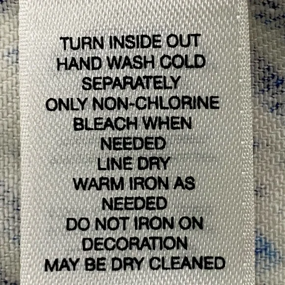 Chico's beaded artisan mixed-print cropped denim jacket blue & white Sz 2 (L/12) - Picture 14 of 15